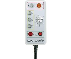 Testboy Testavit Schuki 2K Tester presa di corrente CAT III 300 V LED