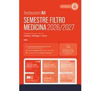 Testbusters. Kit semestre filtro 2026/2027. Con software di simulazione