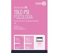 Testbusters TOLC-PSI 2025 - Kit. Con Simulatore Testbusters