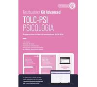 Testbusters. TOLC-PSI. Preparazione al test di ammissione. Kit advanced. Con TB training. Con simulazioni commentate online