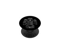 Teste dell'isola di Pasqua Y2K che indossano occhiali da sole PopSockets PopGrip Adesivo
