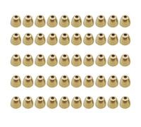 Teste di cono in - 50 pezzi | Perle di testa Đe con testa spaccata, rame, 3 dimensioni, perline per legare , materiale durevole per il fissaggio di mosca e a mosca