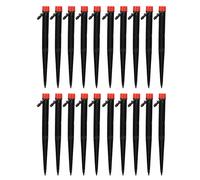 Teste di irrigazione 20 pezzi 4/7 Gocciolatore capillare a otto fori, gocciolatori a doppia funzione Micro-spruzzatura, giardinaggio, irrigazione, irrigazione atomizzata