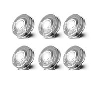 Teste Di Lame Sh50 ， Compatibile For Philips Norelco ， Shavers Series 5000, Aquatouch, Powertuch S5160, S5210, S5205, S5370 Razor(6pcs)