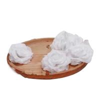 Teste di rose artificiali nere 10 pezzi 8 cm for decorazioni nuziali | Capolini in seta for la decorazione di casa, compleanno, Capodanno e banchetti