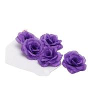 Teste di rose artificiali nere 10 pezzi 8 cm for decorazioni nuziali | Capolini in seta for la decorazione di casa, compleanno, Capodanno e banchetti