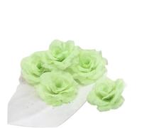 Teste di rose artificiali nere 10 pezzi 8 cm for decorazioni nuziali | Capolini in seta for la decorazione di casa, compleanno, Capodanno e banchetti