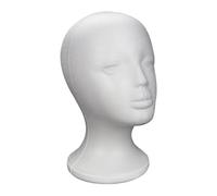 Teste Di Schiuma Per Parrucche - Titolo Del Supporto Per Display Manikin Cosmetics Testa Per Parrucche | Testa Modello Multiuso Femminile | Testa Del Modello Portatile | Wig Mannequin Head | Stand Per