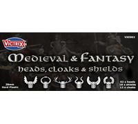 Teste Medievali E Fantasy, Capi E Scudi - Victirx - VXE002