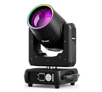 Teste Mobili LED 295W Beam Mini illuminazione di scena 14 Colori 14 Gobos Prisma nebulizzazione Focus Luci Palcoscenico per DJ Discoteca Natale Club Spettacolo Bar Festa