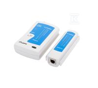 LANBERG Tester per Cavo NT-0401, RJ-45/RJ-12/RJ-11, UTP/FTP/SFTP,9 LED
