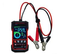 Tester 12V/24V con display a colori da 2,2 pollici per CCA 100-1999, tester | Tester per batteria per gel AGM per acido efb, resistenza interna e analisi dello stato di carica, alimentazione di tipo C,