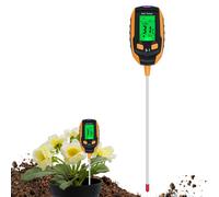 Tester 4 in 1 Misuratore Terreno per Il Suolo Con Luce PH Temperatura E Umidità