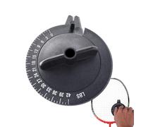 Tester a stringa racchetta, indicatore di tensione del tennis, misuratore di stringhe di squash, portatile e adatto ai viaggi, supporta più racchette 4.5-6 pollici per intermedi per principianti e a