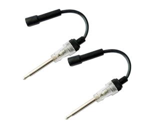 Tester Accensione Auto Inline 2 Pezzi Metallo Plastica Due Fori