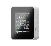 Tester accurato del monitor dell'aria per la formaldeide di CO2 TVOC Temperatura Umidità Rilevatore di aria multifunzionale Rilevatore di formaldeide Casa