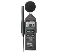 Tester ambientale multifunzionale digitale 4 in 1 Tester fotometrico di temperatura e umidità relativa del rumore Fonometro