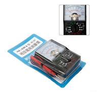 Tester analogico multimetro per misurazione della tensione e della corrente ACDC, portata DC 1000 V/250 mA, Ohm Meter con penna di prova per ingegneria elettronica e manutenzione elettrica