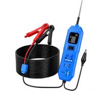 Tester automobilistico 2-in-1 del circuito e strumento diagnostico del relè | Rivelatore di tensione 3.5V-36V con luce LED e display digitale per la risoluzione dei problemi elettrici (DW833 blu)