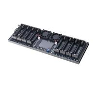 Tester avanzato per batteria a 8 canali per 18650 con tensioni in tempo reale e visualizzazione della corrente Misurazione accurata della capacità Protezioni da surriscaldamento Tester batteria