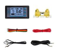 Tester batteria 0-500A Voltmetro Amperometro Multimetro con Shunt Batteria Auto Coulometro Rilevatore di Potenza Tester per Carrello