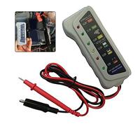 Tester batteria auto 12V con luci LED per facile lettura stato