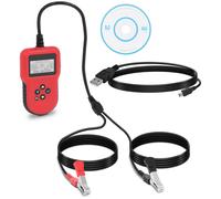 Tester batteria auto professionale - 12 V/24 V - LCD - Multilingue | MSW
