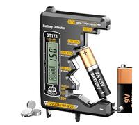 Tester Batteria Per La Casa - Tester Di Misurazione Della Capacità | Strumento Di Rilevatore Di Capacità Di Tensione | Rilevatore Di Precisione Per D/C/AA/AAA/N/9V/Pulsante CELLA/3,7 V Batteria Remote