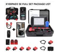 Tester Batteria, X100PAD3 SE Progmatore chiave auto Elite IMMO AlI Strumento di progmaze diagnostica del Tutte le chiavi perse Aggiungi chiavi CAN FD integrato(PAD3 SE FULL SET)