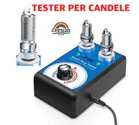 Tester Candele Strumento Diagnostico Accensione Doppio Foro Auto 12V 0-6000 giri