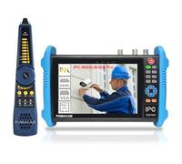 Tester CCTV 8K H.265 IP Camera Tester Monitor per telecamera TVI/CVI/AHD/SDI/CVBS da 8 MP con schermo da 7 pollici, con POE++ Max. 90 W, porta Gigabit SFP, ingresso/uscita HDMI, ingresso VGA