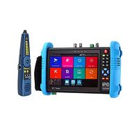 Tester CCTV, Tester CCTV da 7 pollici 6 in 1 for telecamera di sicurezza, supporto TVI8MP, CVI8MP, AHD8MP, EX-SDI8MP, tester portatile for con uscita DC12V
