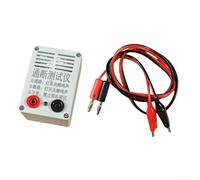 Tester cicalino da 9 V per test di continuità, strumento diagnostico per cavi, circuiti stampati e cavi con allarme acustico da 100 dB e indicatore LED, materiale ABS, bianco (B)