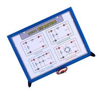 Tester circuito raddrizzatore con filtro condensatore integrato Esperimento elettrico Sussidio didattico fisica per l'esperimento del filtro condensatore per l'educazione scientifica