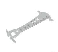Tester compatto di allungamento della catena della bicicletta 31.2g Luce | Ultra-leggero 31,2 g, formato tascabile 125 x 45 mm, facile da trasportare per viaggi su strada e per le passeggiate su