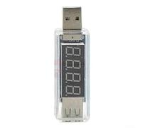 Tester compatto per caricabatterie USB con misurazione di tensione e corrente, perfetto per valutare le prestazioni del caricabatterie (C)