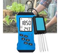 Tester completo dei parametri del suolo, copre indicatori chiave come azoto, fosforo, potassio, pH, temperatura e umidità Portatile e facile da usare, portatile