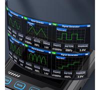 Tester Componenti Elettronici Digitali 3 in 1 10MHz 48MSa/s con Display TFT a Co