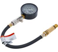 TESTER COMPRESSIONE MOTORE AUTO MOTO BENZINA DIESEL MISURATORE PRESSIONE CILINDR