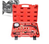 Tester Compressione Motore,Rilevatore Di Compressione 0-9,7 Bar Per Iniettori | Tester Pressione Pompa Olio,Per Camion, Automobili, Motocicli, Uso Marino, Uso Domestico, Garage, Officina, Meccanici E