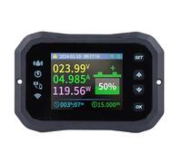Tester Coulomb, Telecomando Wi-Fi 10-100 V 100 A Voltmetro Digitale Amperometro Capacità della Batteria Potenza Elettricità AH Misuratore di Tensione Cicalino Integrato