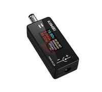 Tester DC 5,5x2,5mm 4-30V 0-12A TFT LCD a colori Voltmetro digitale Misuratore di tensione Amperometro Tensione Corrente USB Tester di misurazione(DC 5.5x2.5mm)
