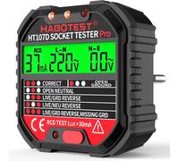 Tester De Prese, Tester per Circuiti Elettrici Con Test RCD E Display LCD, Rilev