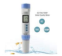 Tester dei nutrienti del suolo, Misuratore di qualità 'acqua COM100 EC/TDS/TEMP ad alta precisione, monitor for acquari e piscine, rilevatore di conduttività, tester di purezza, penna