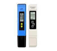 Tester del pH dell'acqua, Kit Per Il Test Della Qualità 'acqua, Penna Per TDS, PHmetro, Per ECPH,Tester Del PH,per acqua potabile, acquari ecc.(Blue pH and white TDS+EC)