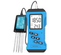 Tester del suolo 7 in 1, misuratore digitale NPK ad alta precisione per azoto, fosforo, potassio, pH, umidità, conducibilità nutriente, test di fertilità del suolo