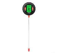Tester del suolo della sonda di alluminio TA8671 TA8672 con display girevole per letture di luce e temperatura dell'umidità del pH (TA8672)