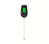 Tester del terreno, 5 In1 Tester del suolo Strumenti di rilevamento orticolo for fiori e piante Monitora umidità, temperatura, luce, livello dell'acqua e PH