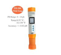 Tester del terreno, Misuratore di pH digitale 2/3/4 in 1, misuratore di pH TDS EC, misuratore di temperatura e qualità 'acqua, strumento di misurazione for acquari idroponici.(PH-200)