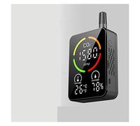 Tester della qualità dell'aria, Rivelatore di anidride carbonica a infrarossi del rilevatore di gas for rilevare la temperatura e l'umidità CO2 Qualità dell'aria di concentrazione (Color : Noir, Siz